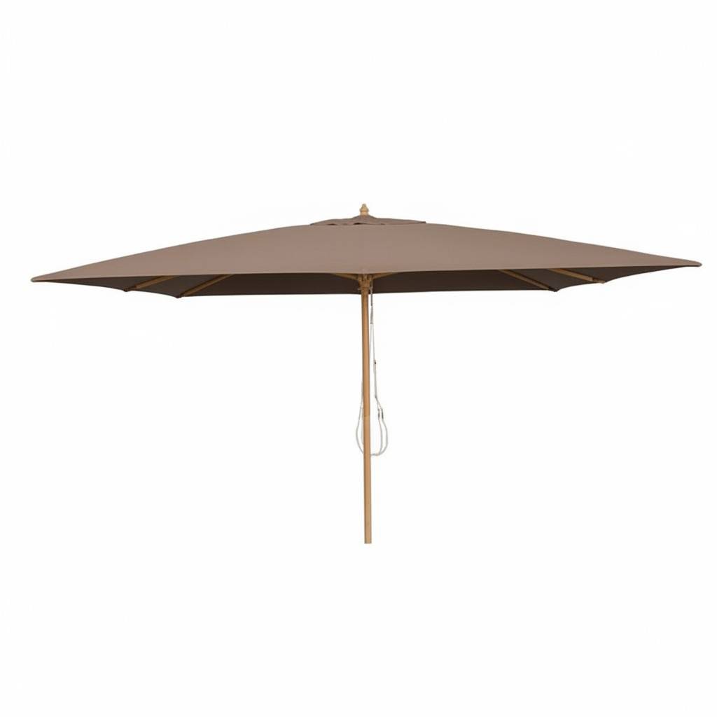 Parasol droit taupe 4x3 m Pegasia - Gecko Jardin - Image 2