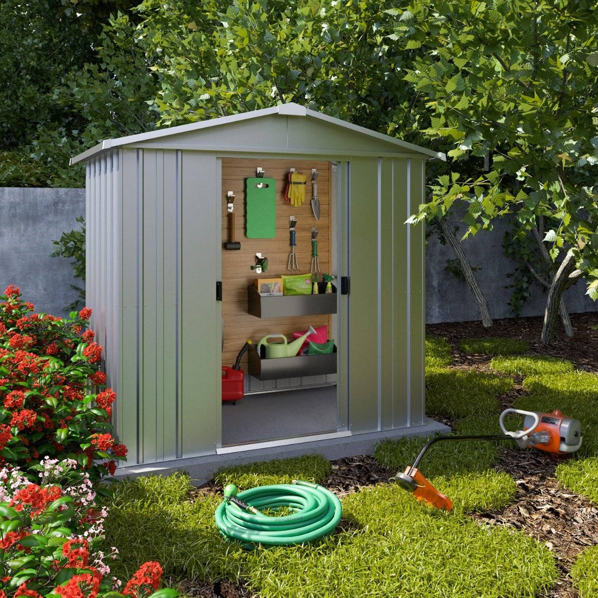 Yardmaster - Abri de jardin métal 2,3 m2 Yardmaster Eco - Image 1
