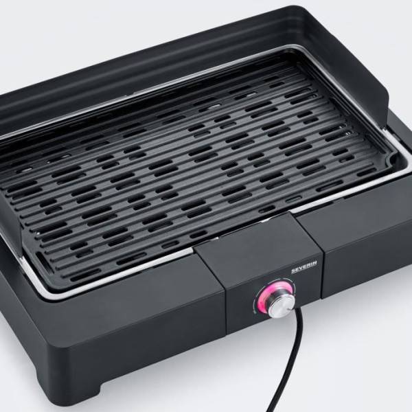 Severin - Barbecue Electrique - Grillade  électrique SEVERIN - PG8567 - Surface de cuisson 44,5x26cm - Thermostat réglable - 2200W - Image 1