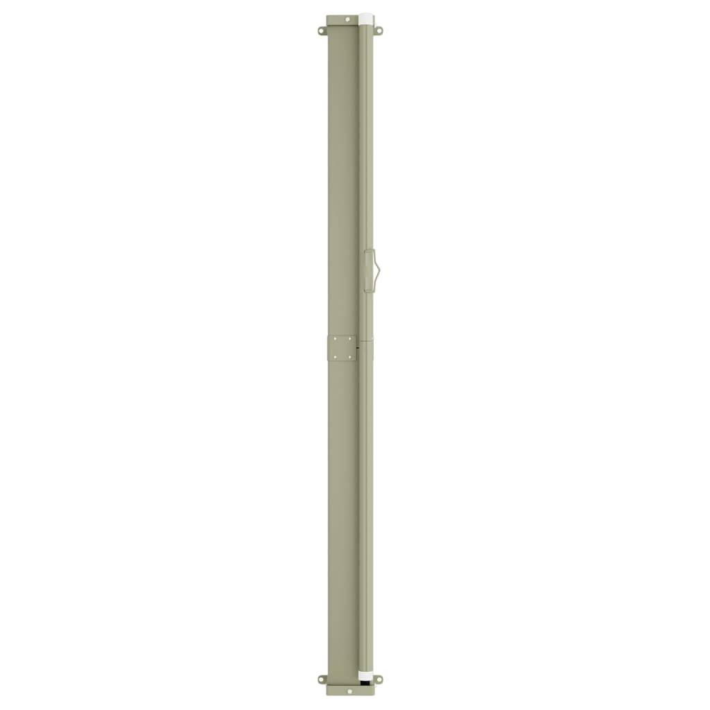 Helloshop26 - Auvent paravent store brise-vue latéral rétractable de patio jardin terrasse balcon protection visuelle écran 170 x 300 cm crème - Image 5