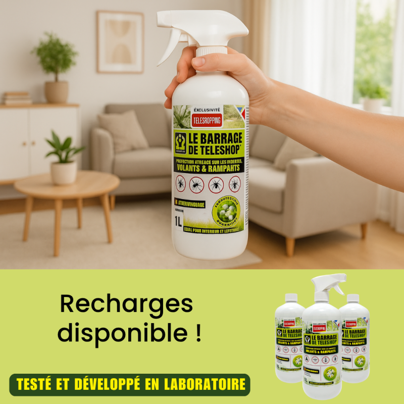 barrage aux insectes teleshopping | interieur & exterieur | Lot de 3 |spray fourmis | multi|insectes | anti pucerons plantes exterieur- VENTEO - Image 8