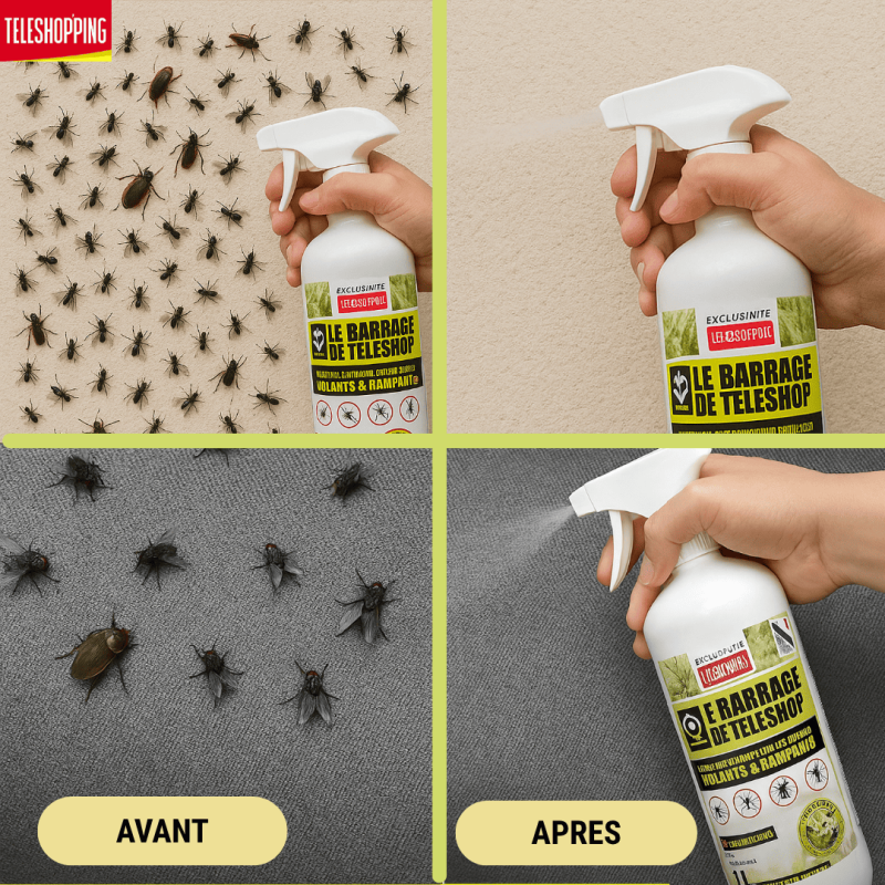 barrage aux insectes teleshopping | interieur & exterieur | Lot de 3 |spray fourmis | multi|insectes | anti pucerons plantes exterieur- VENTEO - Image 7