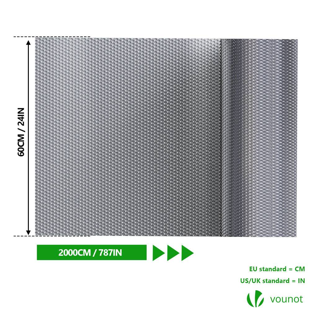Isolant thermique a bulle double couche aluminium radiateur reflecteur 0.6x20m - Image 4