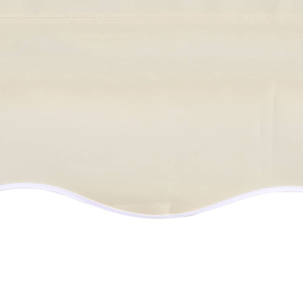Vidaxl - Toit d'auvent Toile Crème 4x3 m (Cadre non inclus) vidaXL 141014 - Image 5