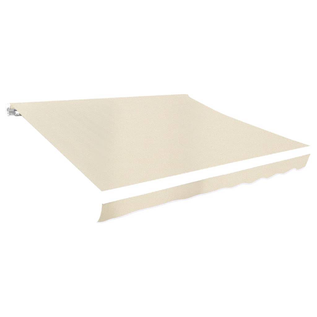 Vidaxl - Toit d'auvent Toile Crème 4x3 m (Cadre non inclus) vidaXL 141014 - Image 1