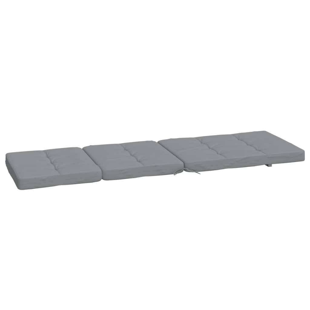 Coussin Bain de soleil | Coussins de chaise longue lot de 2 gris tissu oxford Maison Chic - Image 6