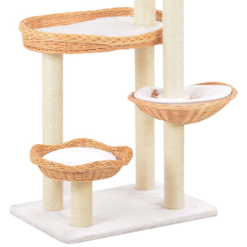 Vidaxl - Arbre à chat avec griffoir en sisal Naturel Bois de saule vidaXL 170729 - Image 5