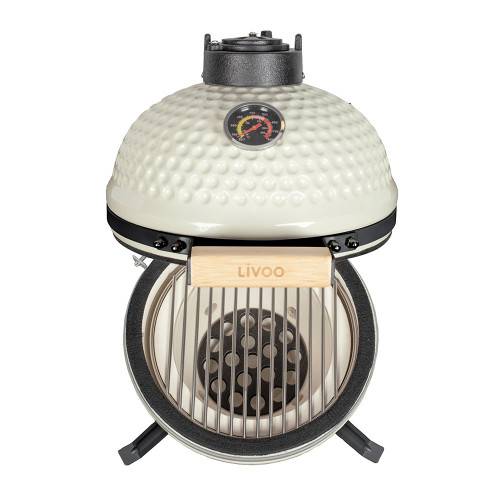 Livoo - Barbecue céramique KAMADO Champagne - Image 6