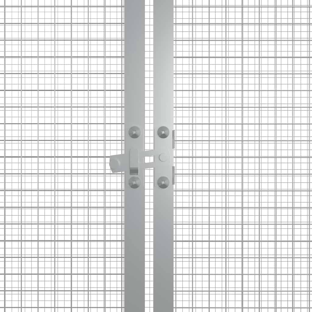 Vidaxl - Cage pour poules Gris 200x91x100 cm Acier galvanisé vidaXL 171546 - Image 4