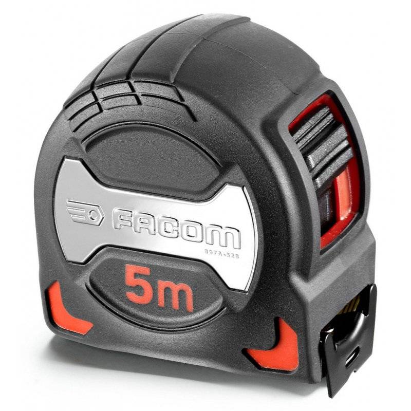 Mètre ruban Premium grip FACOM 5m x 28mm - 897A.528PB - Image 1
