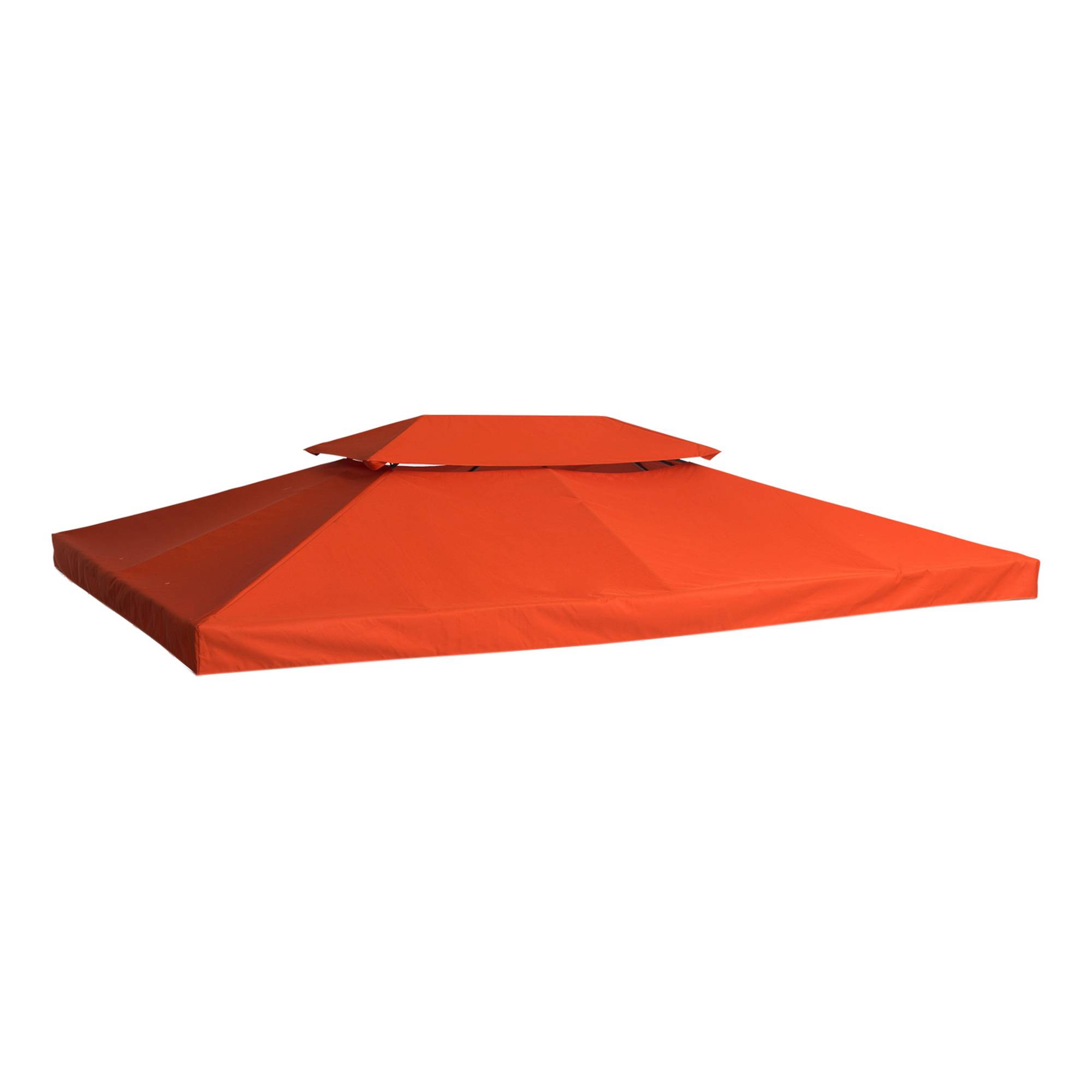 Toit remplacement pavillons jardin 3x4m polyester café - Image 1