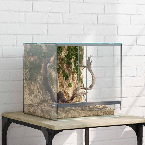 Vidaxl - Terrarium avec stockage Transparent 30 x 30 x 30 cm Verre vidaXL 42020387 - Image 1