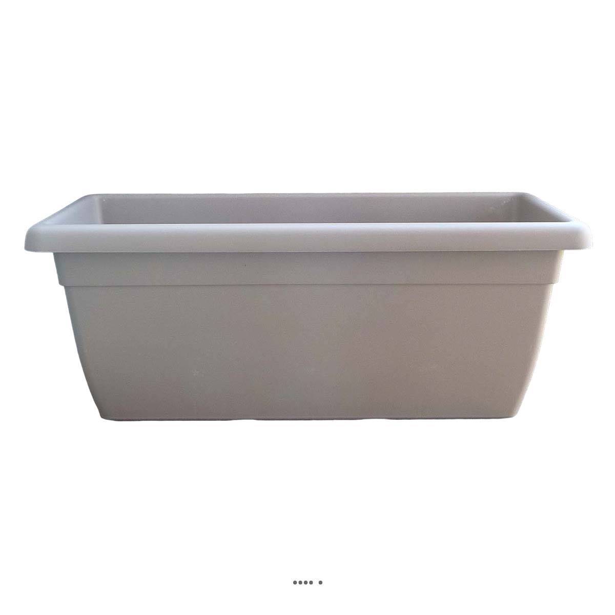 Artificielles - Jardinière DURRO L 100 cm en plastique injecte extérieur Taupe - choisissez votre diamtre ou votre longueur: 100 cm - couleur: Taupe - Image 2