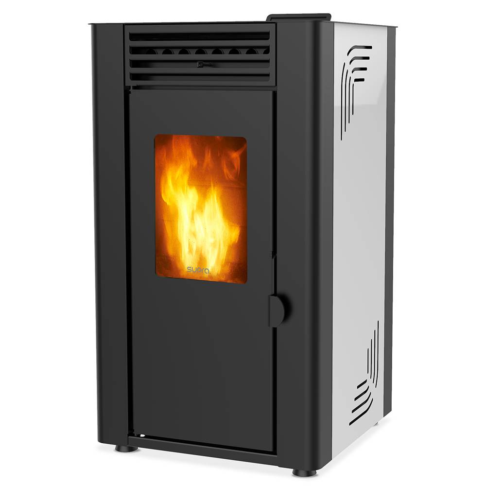 Supra - Poêle à granulés de bois 8kw blanc ORPHEE 8 BLANC Supra - Image 1