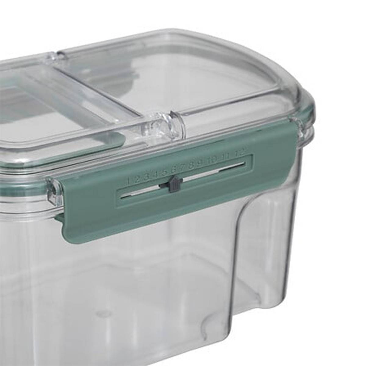Boîte de Conservation Double Verseur "Neo" 1,5L Transparent - Image 3
