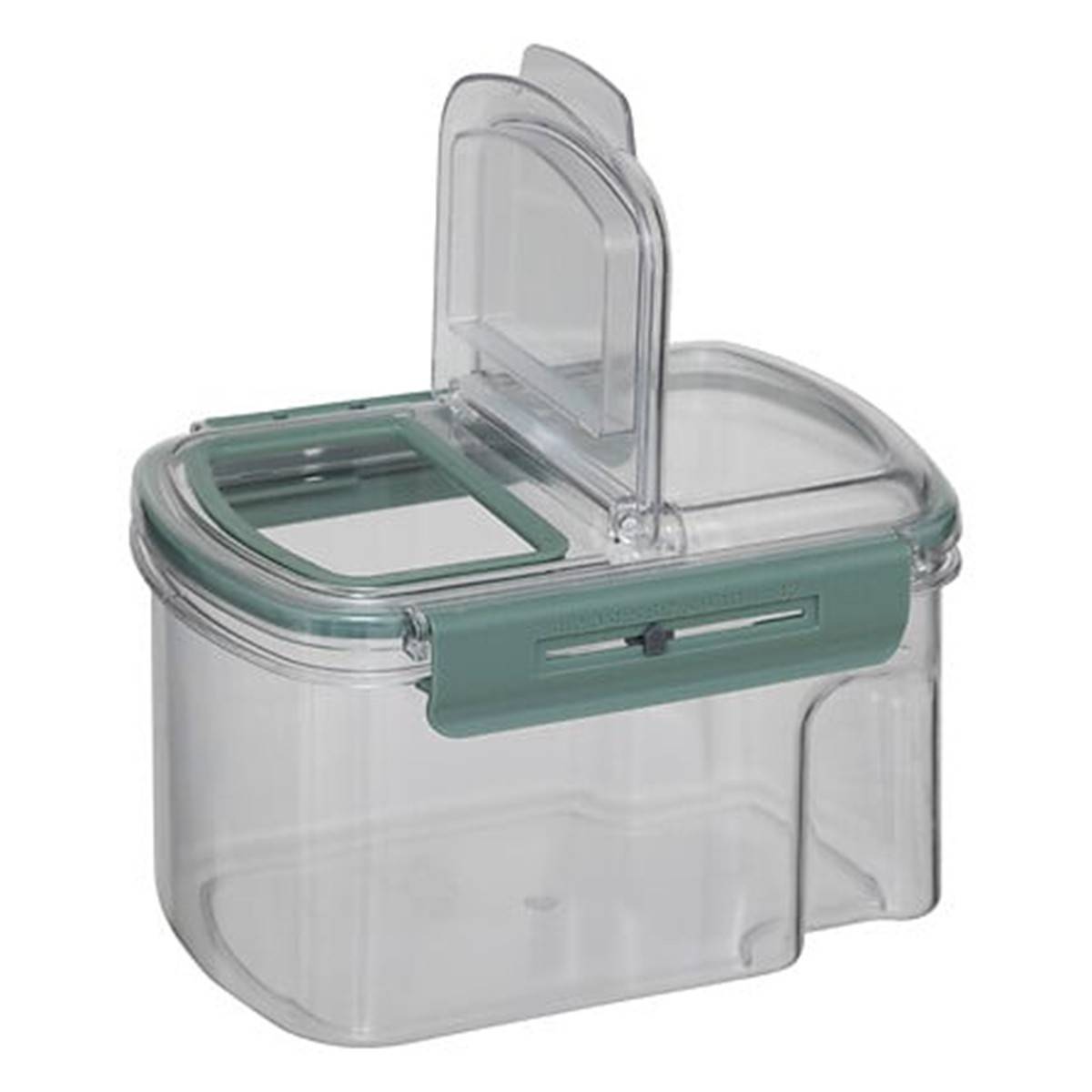 Boîte de Conservation Double Verseur "Neo" 1,5L Transparent - Image 2