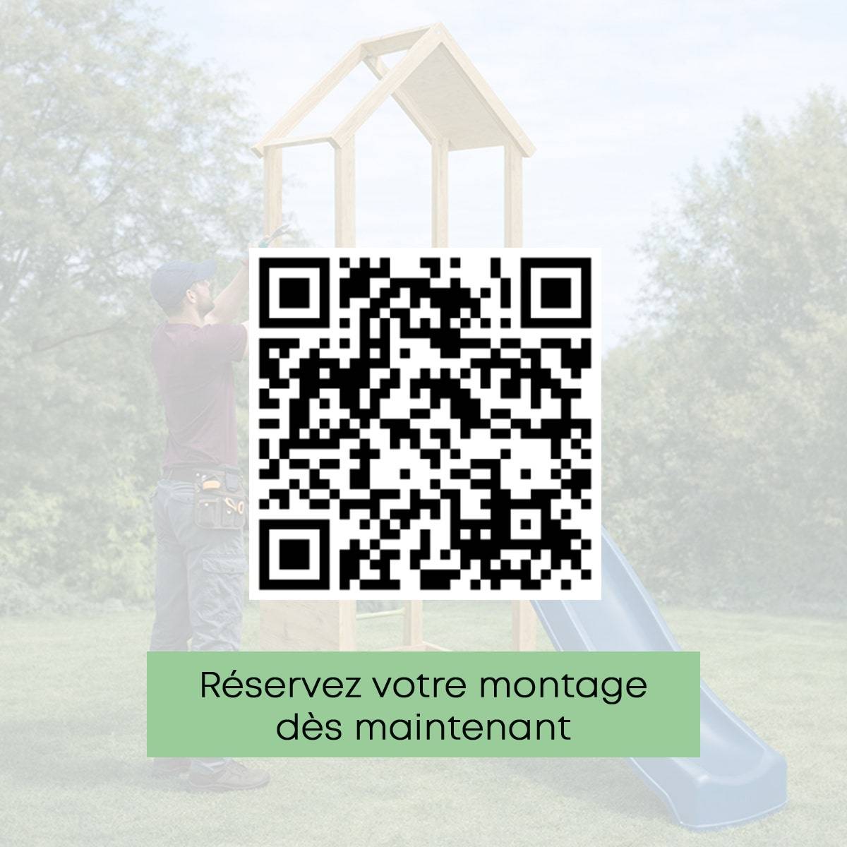 Trigano - Aire de jeux SUNNY-XPERIENCE - Tour toit plate-forme 1,2 m + toboggan + 1 mur d'escalade Trigano - Image 5