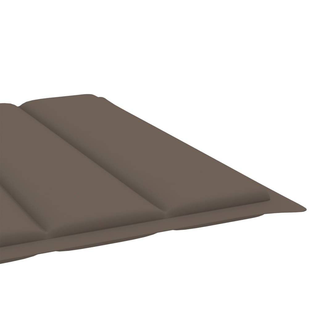 Helloshop26 - Transat chaise longue bain de soleil lit de jardin terrasse meuble d'extérieur pour 2 personnes avec coussins bambou - Image 9