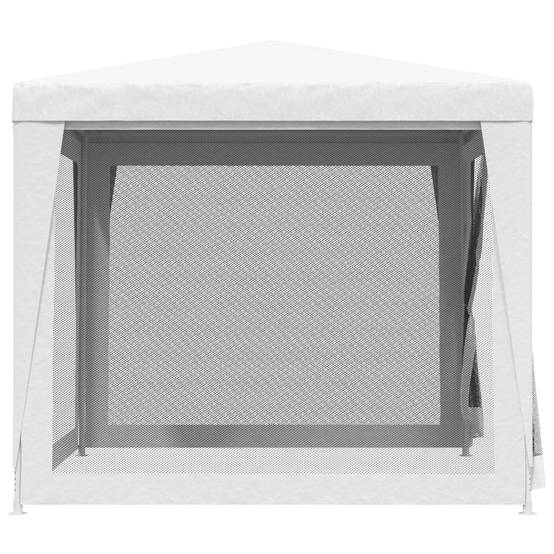 ComfortXL - Pavillon de Jardin Acier avec Moustiquaires Latérales Toile PE Blanc 2.5x2.5 m – ComfortXL Outdoor Living - Image 5