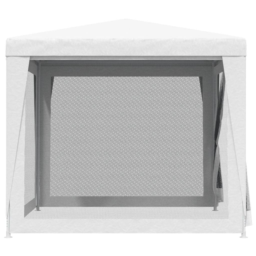 ComfortXL - Pavillon de Jardin Acier avec Moustiquaires Latérales Toile PE Blanc 2.5x2.5 m – ComfortXL Outdoor Living - Image 5