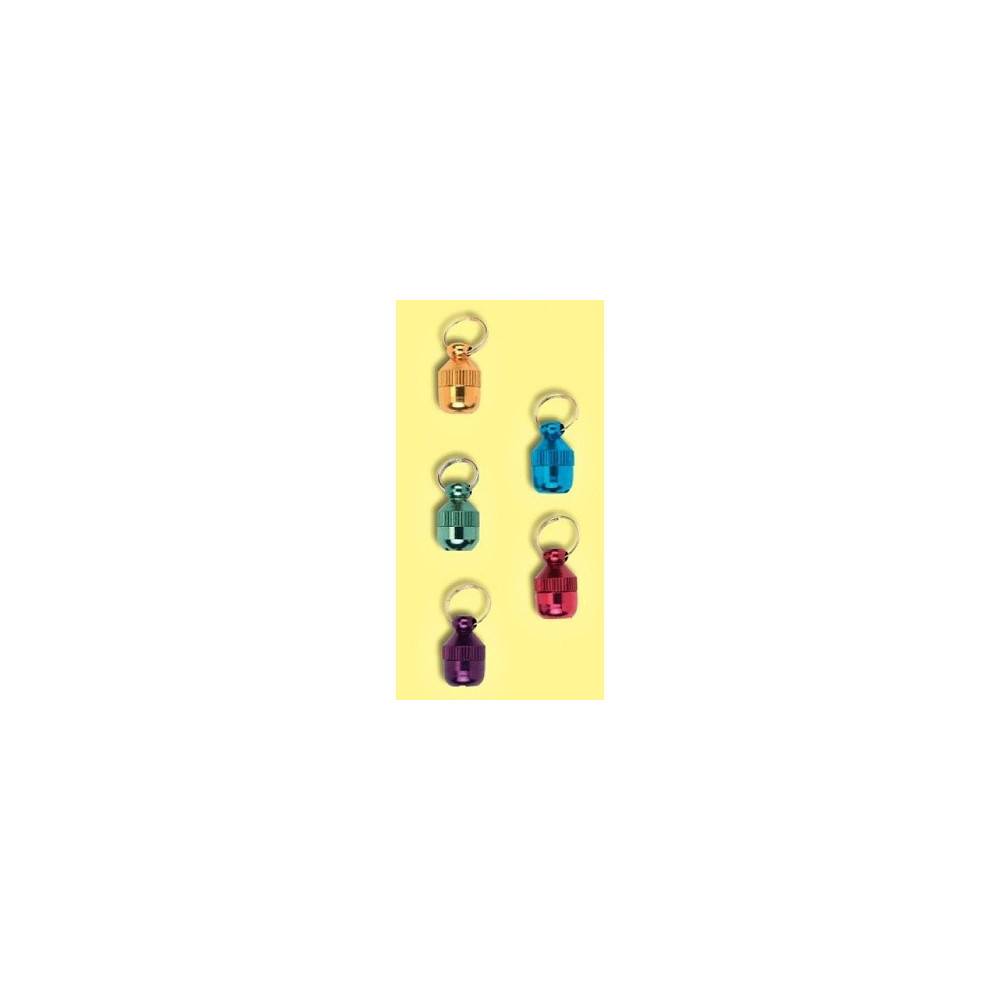 Un tube porte adresse pour collier de chat, couleur aléatoire - Image 4