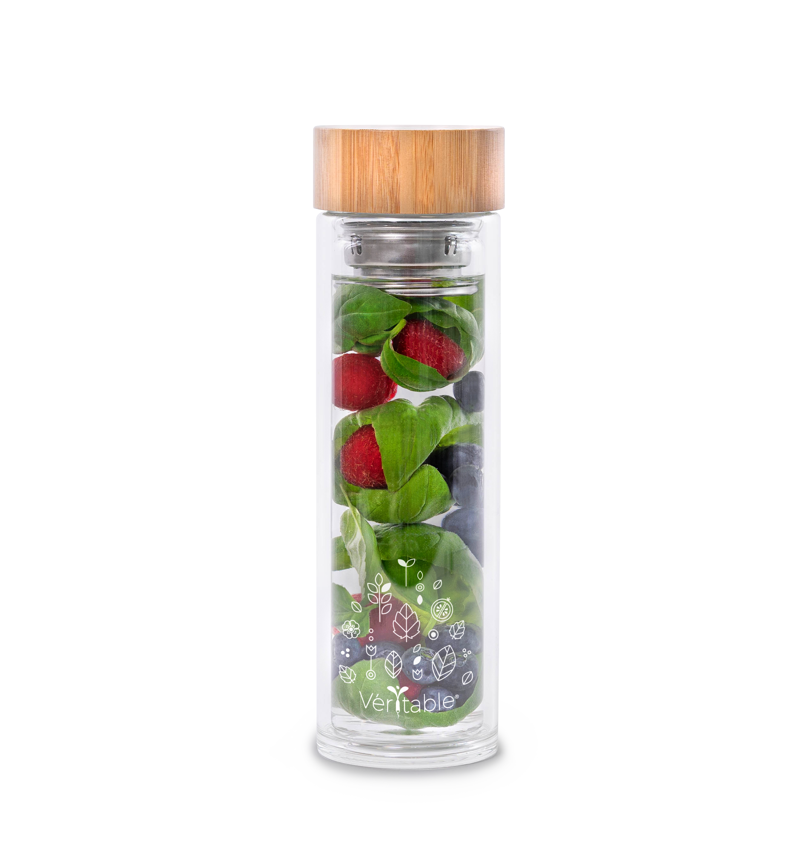 Veritable - Bouteille en verre avec infuseur 450mL - Véritable - Image 1