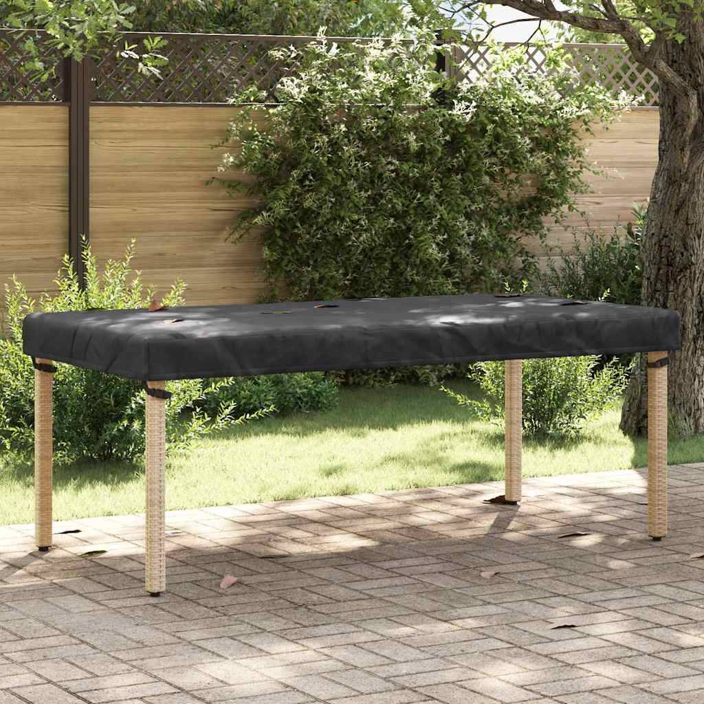 ComfortXL - Protection pour Table de Jardin Tissu Oxford 210D Légère et Étanche pour Extérieur Noir 202x102x15 cm – ComfortXL Outdoor Living - Image 1
