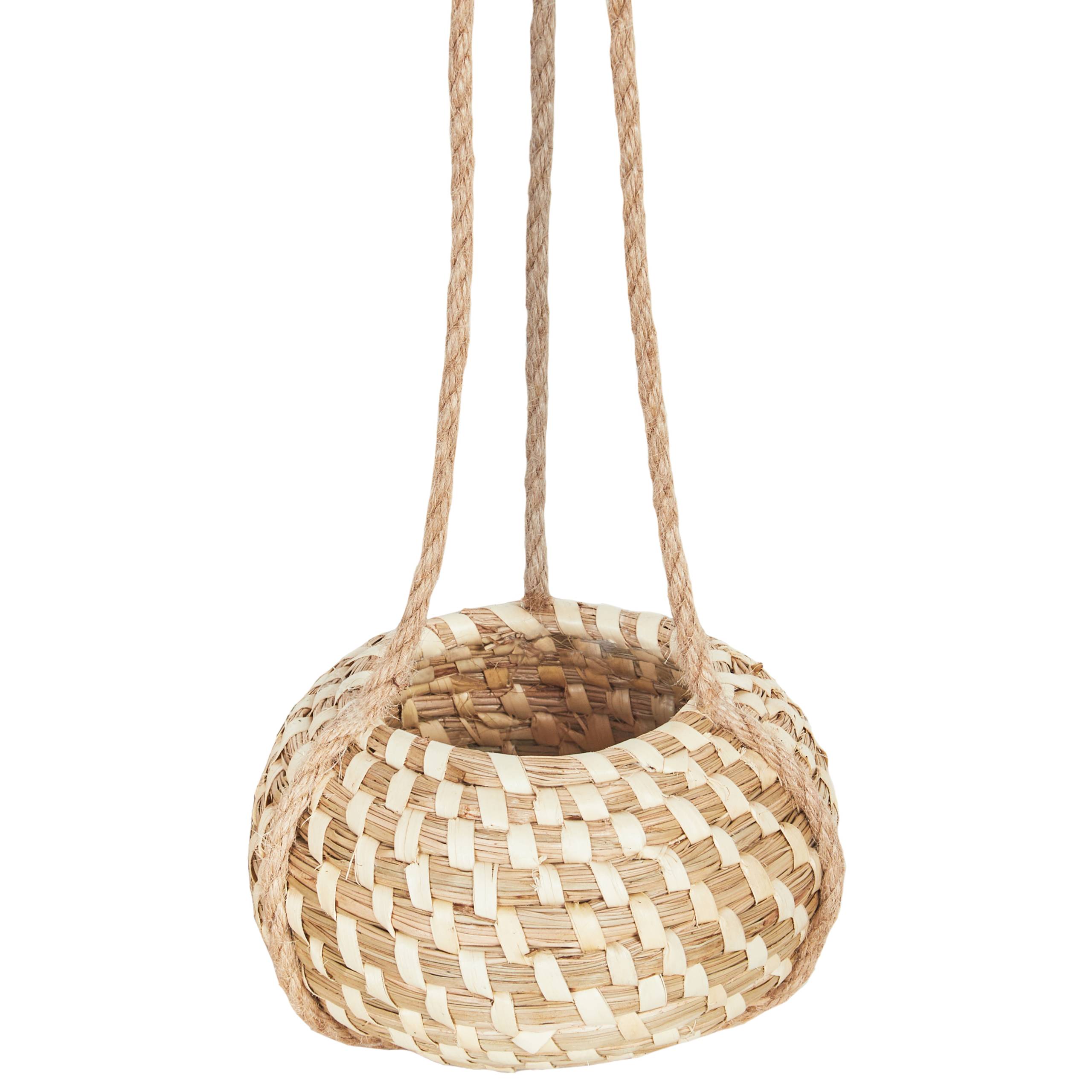 Beliani - Cache-pot d'intérieur Herbier marin Naturel REMORA - 27x11x11- Beliani - Image 7