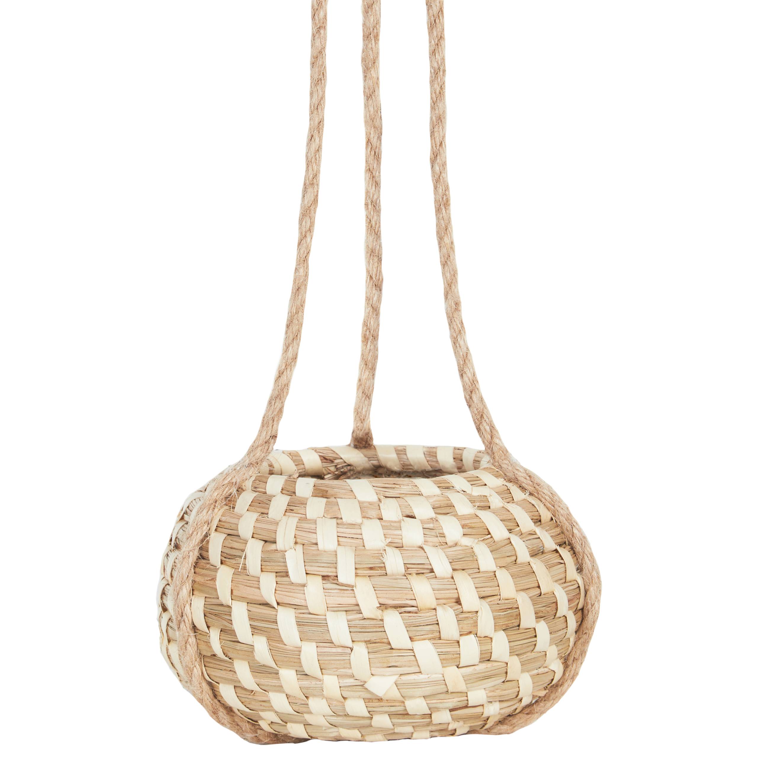 Beliani - Cache-pot d'intérieur Herbier marin Naturel REMORA - 27x11x11- Beliani - Image 4