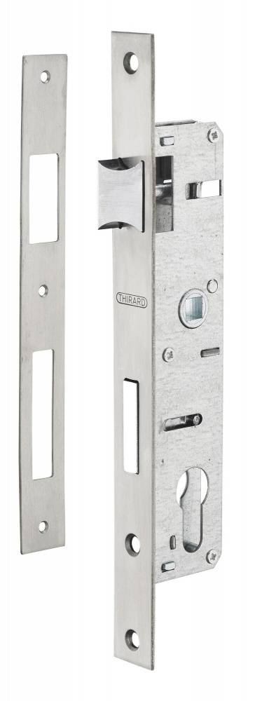 Serrure Encaster Axe 21X35 Reversible Inox Alsace - Image 1
