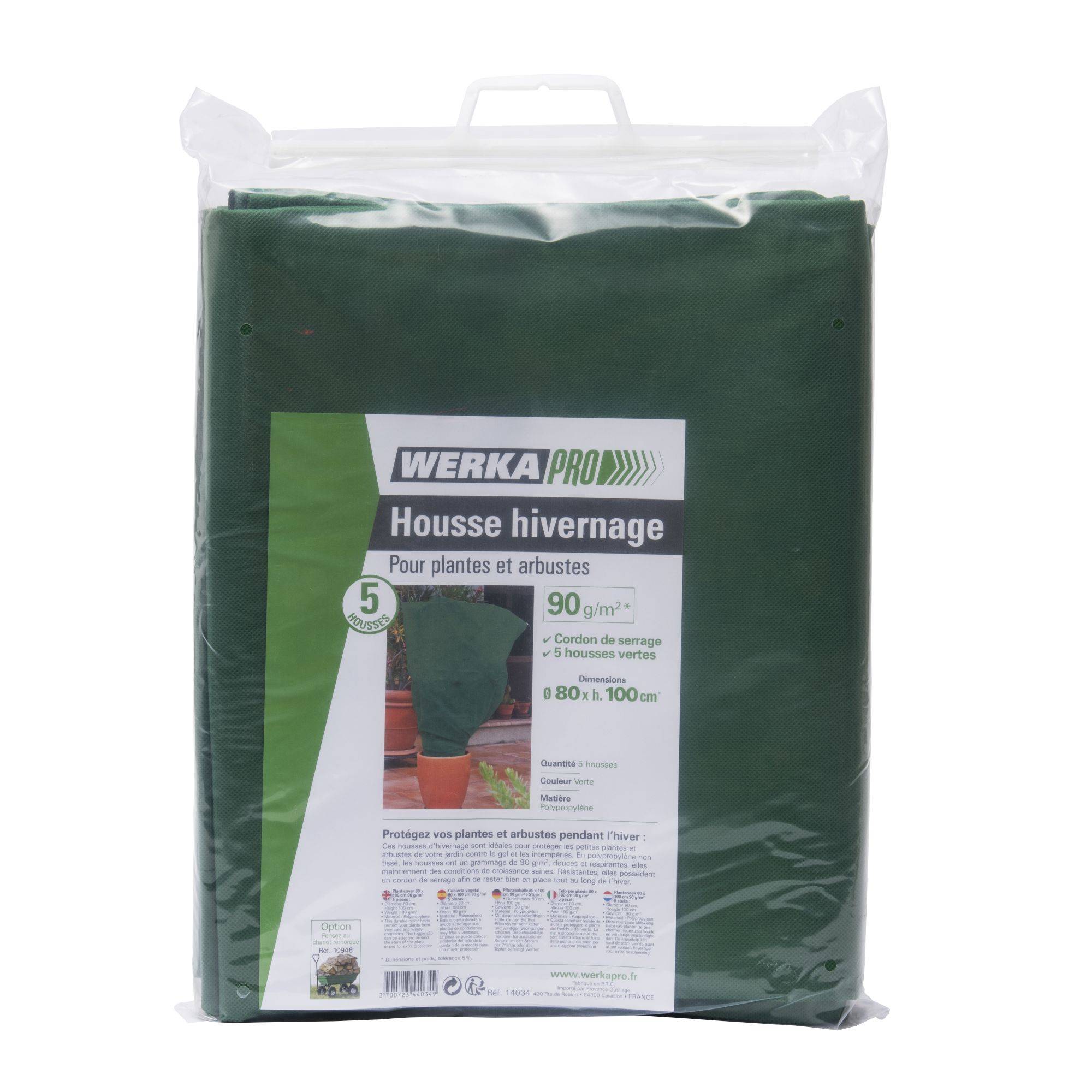 Housse plantes 80x100cm 90g/m2  5 pcs - Image 2