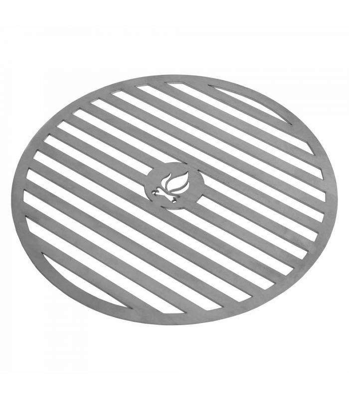Plaque  de cuisson en acier inox pour braséro de 82 cm à 102cm avec une grille 40 à 50cm - Ø 82 cm - Image 2