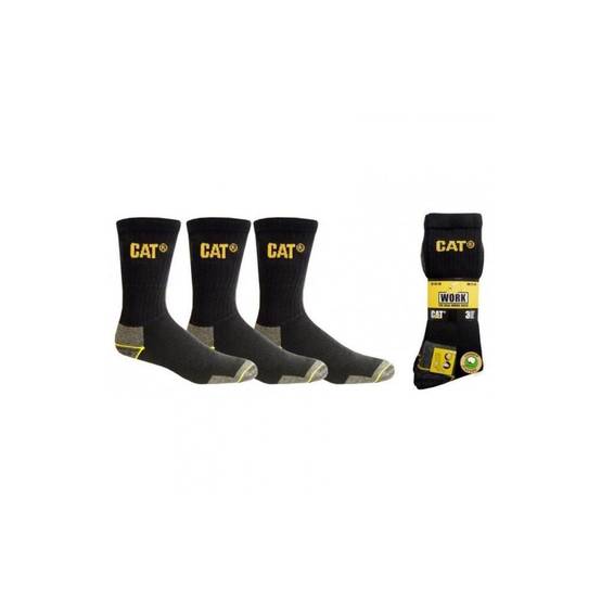 Chaussettes de travail Caterpillar (pack de 3 paires) Gris Foncé 41-45
