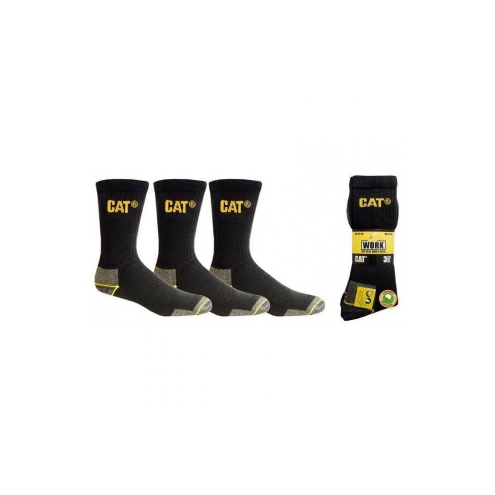 Chaussettes de travail Caterpillar (pack de 3 paires) Gris Foncé 41-45
