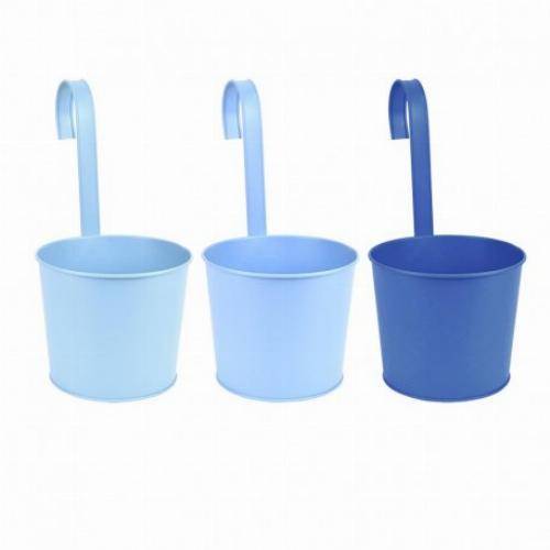 Esschert Design - Pot crochet bleu - Bleu moyen - Image 4