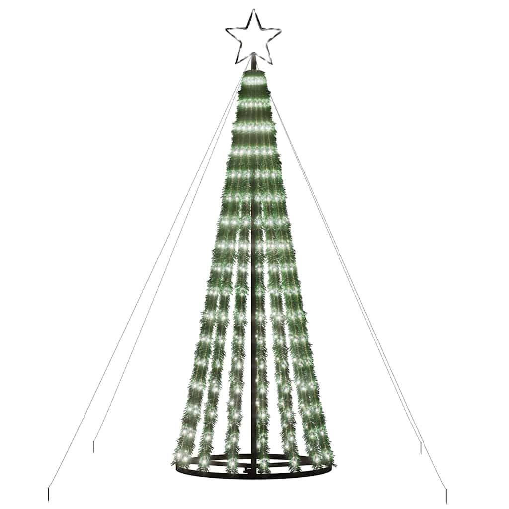 Sapin de Noël | Arbre de Noël à LED 275 LED blanc froid 180 cm Maison Chic - Image 4