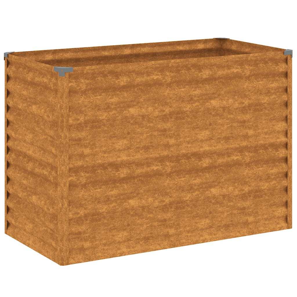Vidaxl - Jardinière surélevée 100x50x69 cm Acier Corten vidaXL 151984 - Image 2