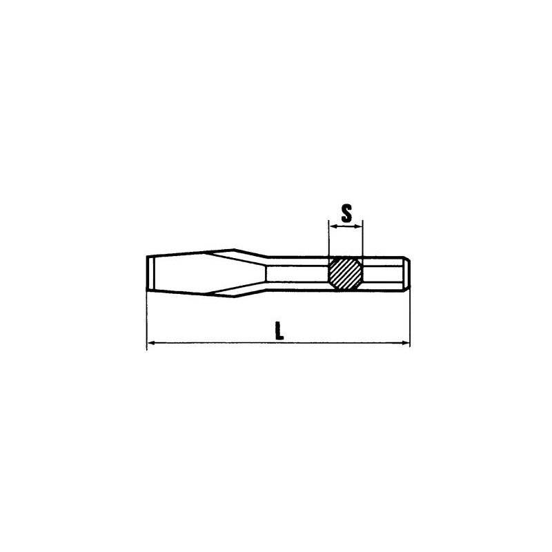 Burin de carreleur – Acier forgé, tranchant réaffûtable - MOB - Image 2