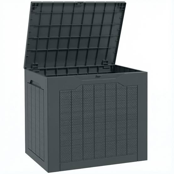 Coffre de rangement extérieur KETER en résine 416 litres Gris - Malle Coffre de rangement extérieur KETER en résine 416 litres Gris - Malle