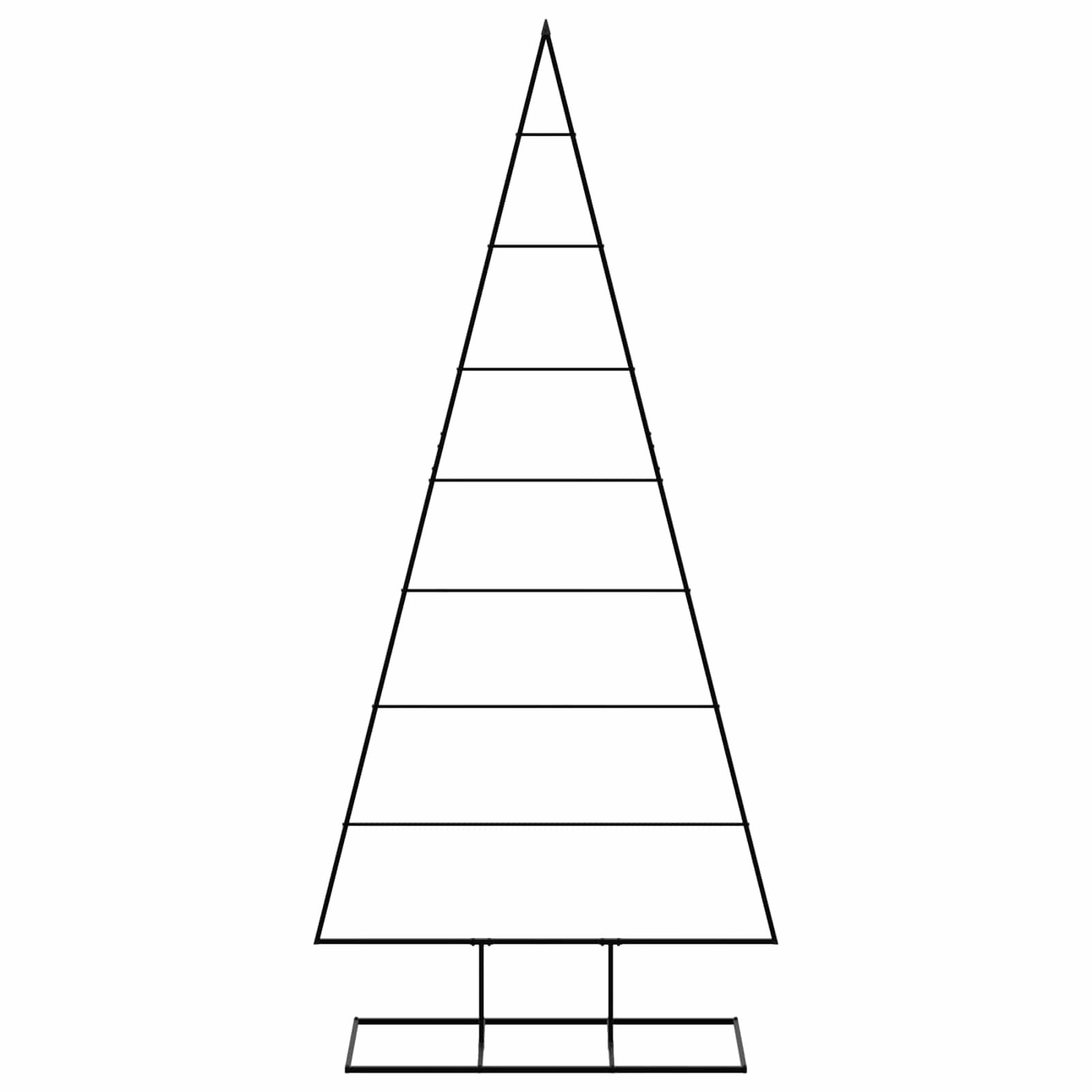 Vidaxl - Arbre de Noël en métal KUOPIO 180 cm métal Noir vidaXL 42060079 - Image 5