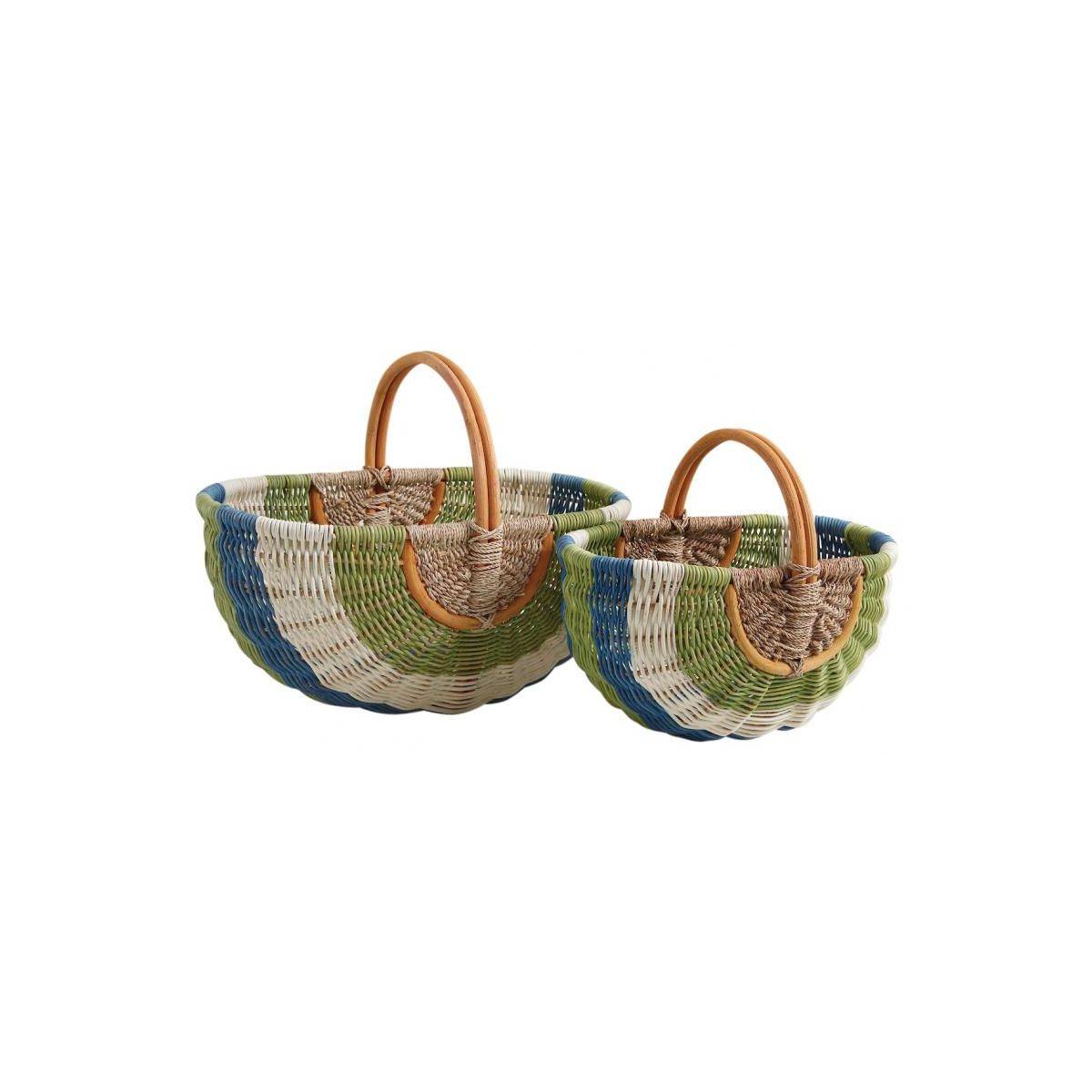 Aubry Gaspard - Duo de panier en rotin - Image 1