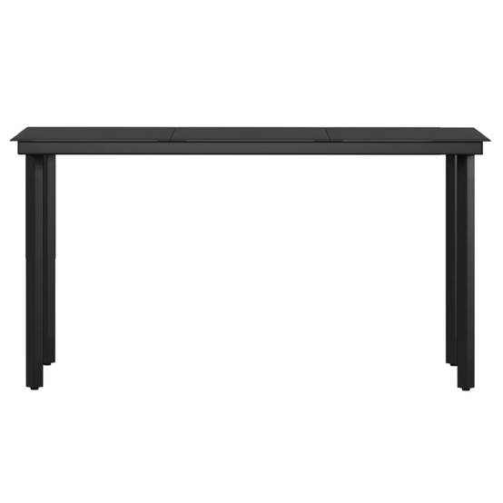 ComfortXL - Table et Chaises de Jardin 4 Pers Résine Tressée Acier Extérieur Noir 5 pcs – ComfortXL Outdoor Living - Image 6