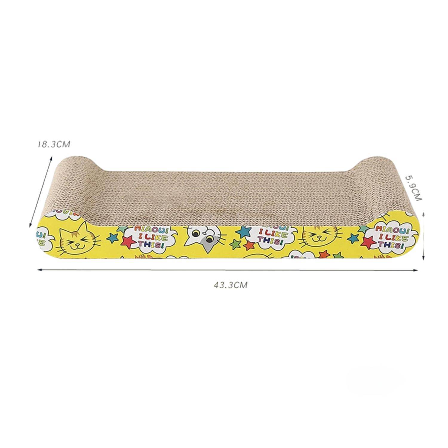 Rascador para gatos de cartón corrugado (colores aleatorios) DtopbuyAge - Image 3