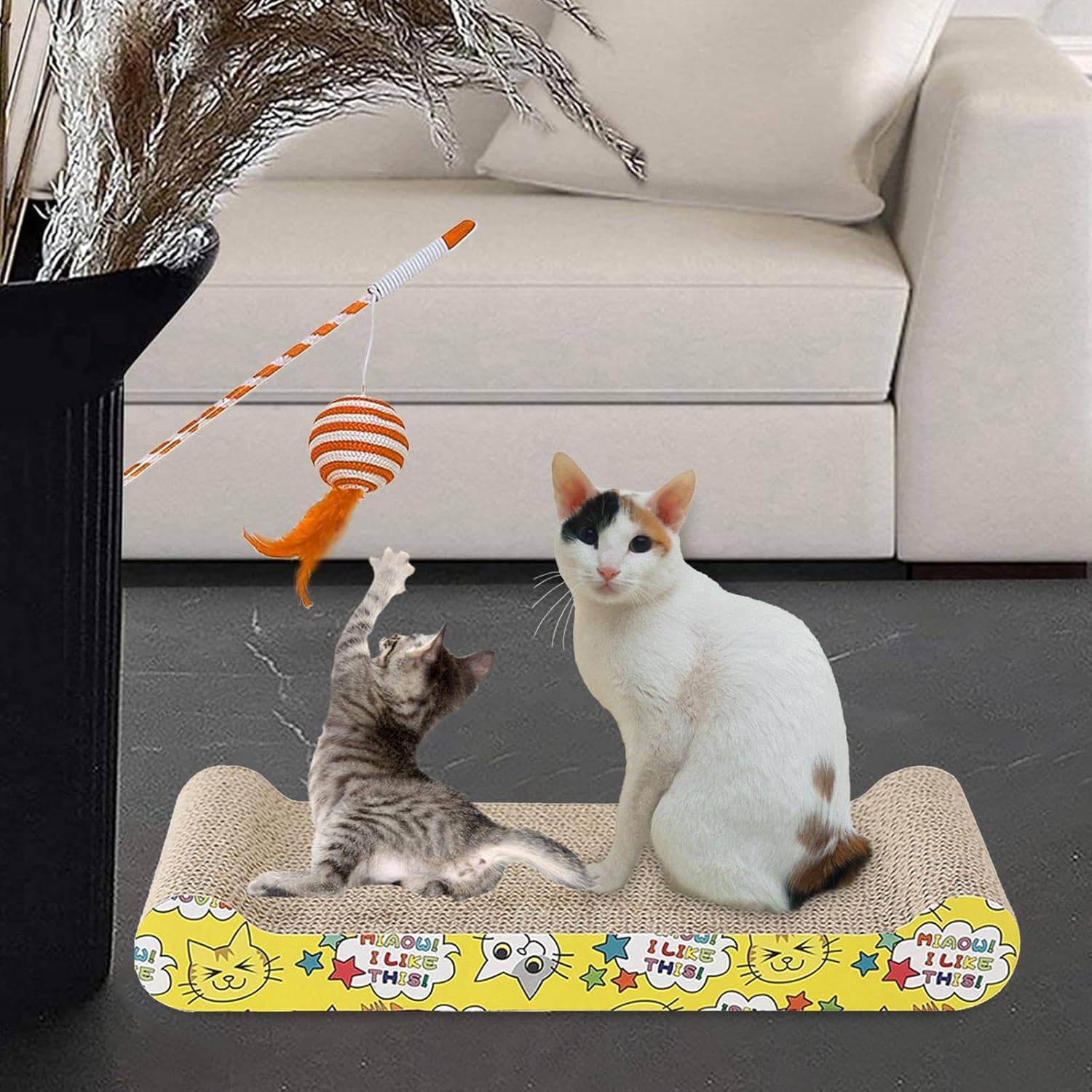 Rascador para gatos de cartón corrugado (colores aleatorios) DtopbuyAge - Image 2