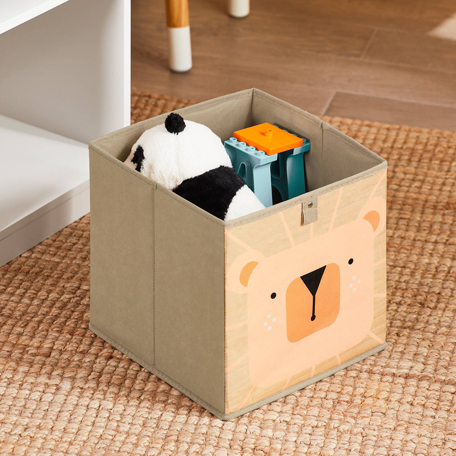 SoBuy Table Enfant avec 2 Chaises, Bureau d'Étude avec Surface à Dessiner, Compartiment de Rangement et 2 Boîtes, Blanc, KMB113-W - Image 8