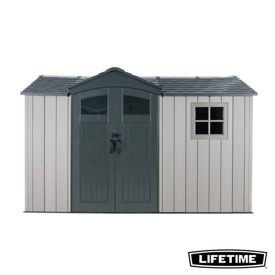 Lifetime - Abri de jardin résine 7.58m2 (3.56x2.13m) side entry LIFETIME #60430U - Image 1