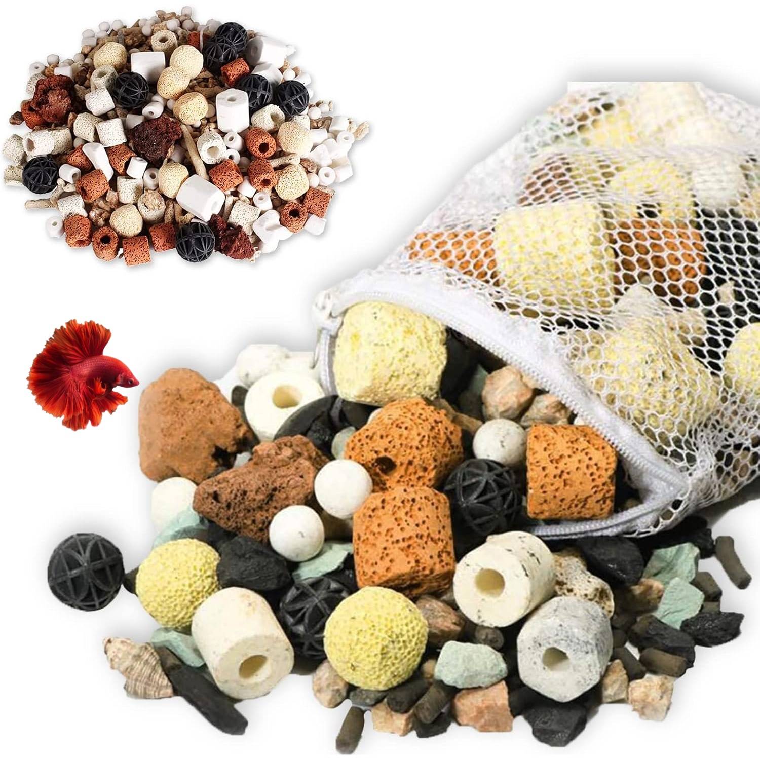 Média Filtration 12 en 1 - 500g pour Aquarium DtopbuyAge - Image 1