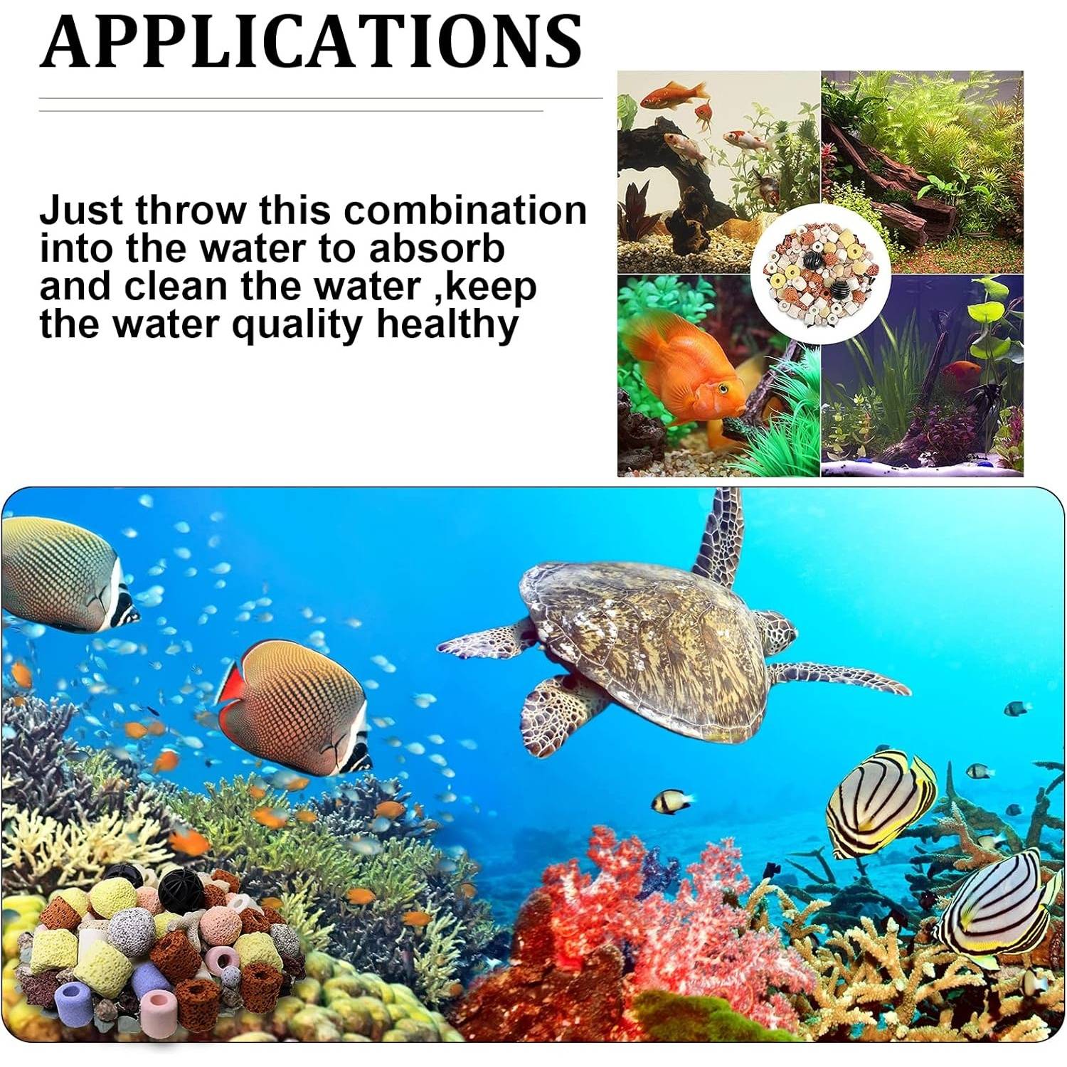 Média Filtration 12 en 1 - 500g pour Aquarium DtopbuyAge - Image 3
