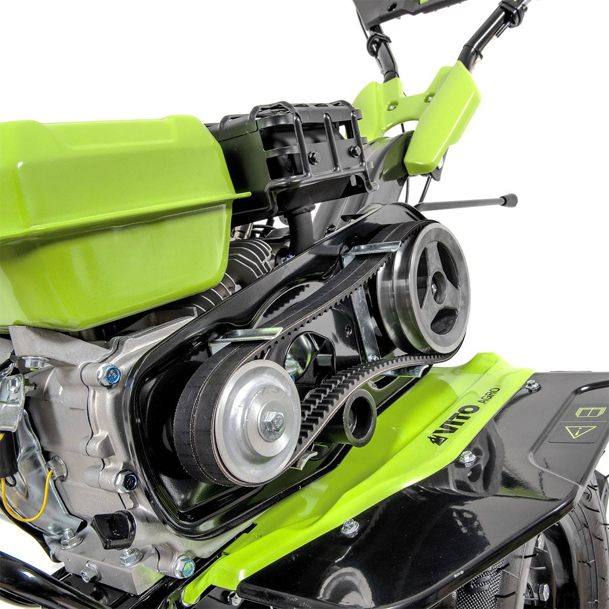 Motoculteur à essence Moteur 4 temps 212 Cm3 7CV 5200W + Jeu de FRAISES + Butteur Idéal Jardin & Maraîchage VITO - Image 8