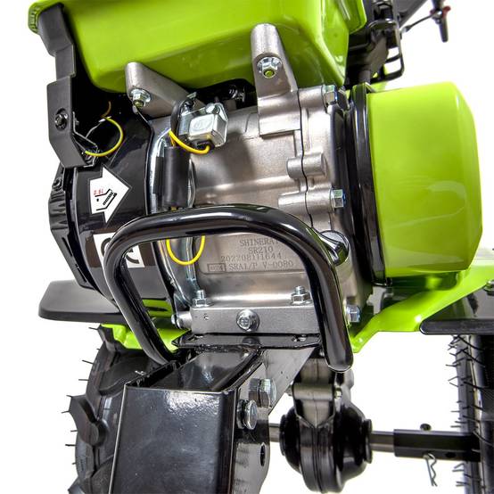 Motoculteur à essence Moteur 4 temps 212 Cm3 7CV 5200W + Jeu de FRAISES + Butteur Idéal Jardin & Maraîchage VITO - Image 6